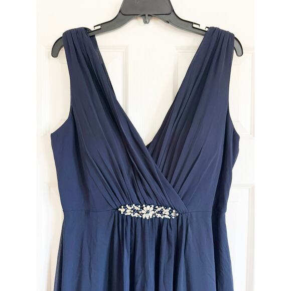 NWOT ELIZA J EMBELLISHED HIGH LOW GOWN 12 - Picture 7 of 9